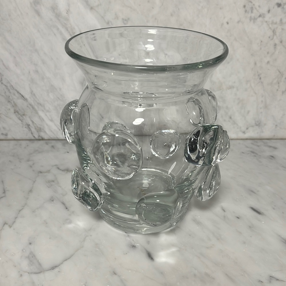 Aerin Abel Small Vase, Clear